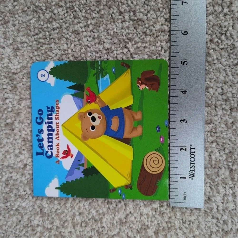 Lets Go Camping‎ A Book About Shapes Board Book Childrens Educational
